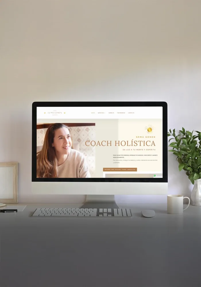 Diseño web para Gema Gonen